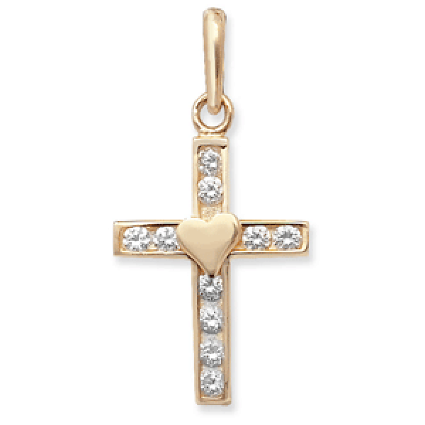 9ct Yellow Gold Cross Pendant Hallmarked British Made All Chain Lengths