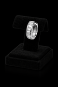 Mens Huggie Hoop Earring Cubic Zirconia Sterling Silver Gents 925 Hallmark