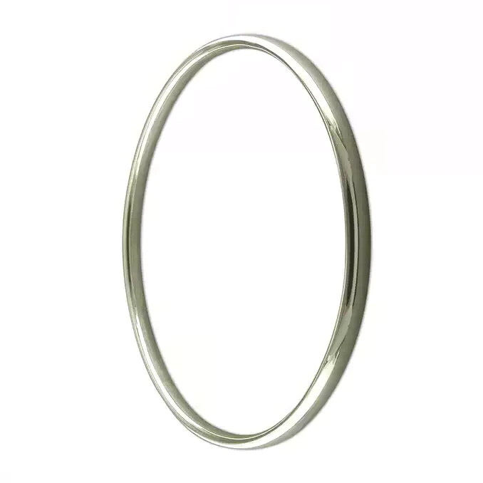Plain Hollow Slave Bangle Sterling Silver 925 Hallmarked British Made Brand New
