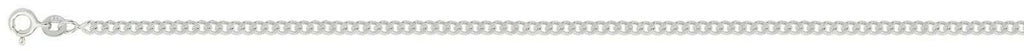 Sterling Silver Curb Chain Solid British Made Fully Hallmarked 18" Brand New