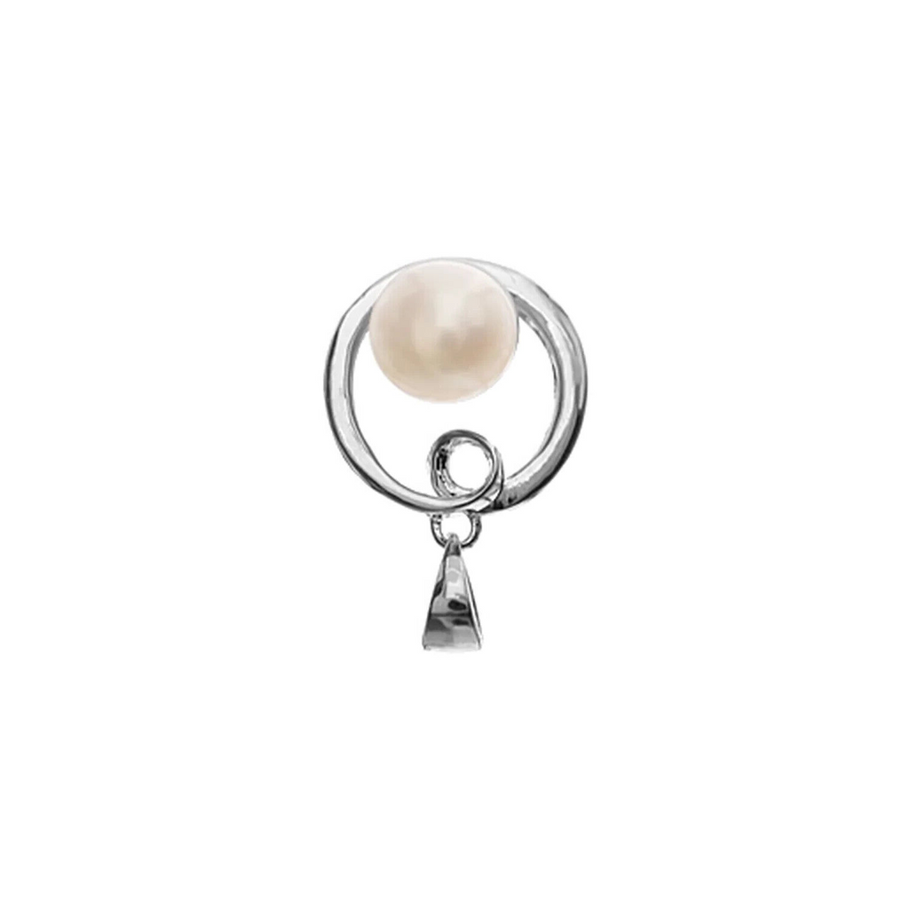 Loop Pearl Pendant Sterling Silver 925 Hallmarked All Chain Lengths Brand New