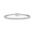 Lab Grown Diamond 18ct White Gold Tennis Bracelet Hallmarked British Made
