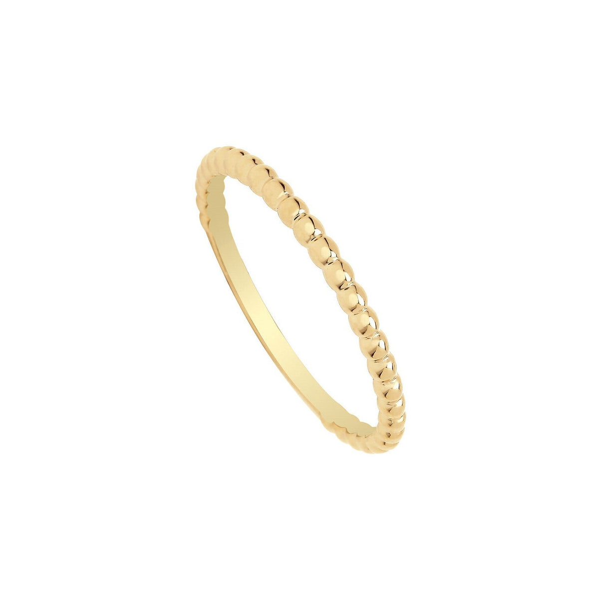 Bobble Ring 9ct Yellow Gold 375 Hallmarked Sizes J - P British Made Brand New
