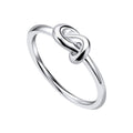 Ladies Love Knot Ring 925 Hallmarked British Made Sizes K - S