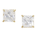 Yellow Gold Gemstone Earrings Solitaire Natural Stone 375 9 Carat New Boxed