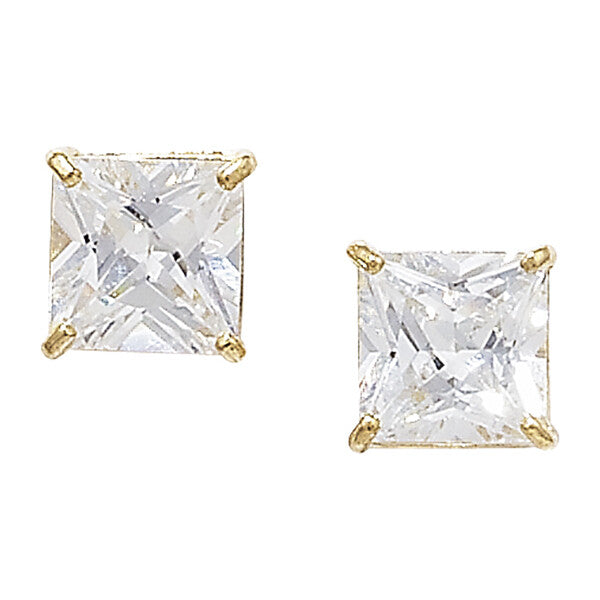 Yellow Gold Gemstone Earrings Solitaire Natural Stone 375 9 Carat New Boxed