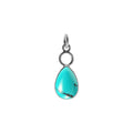 Turquoise Hoop Pendant Sterling Silver Hallmarked All Chain Lengths Brand New