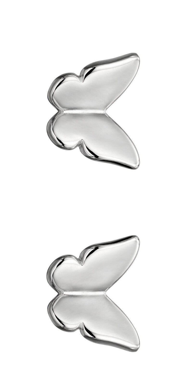 Butterfly Stud Earrings Sterling Silver 925 Hallmarked Brand New Boxed