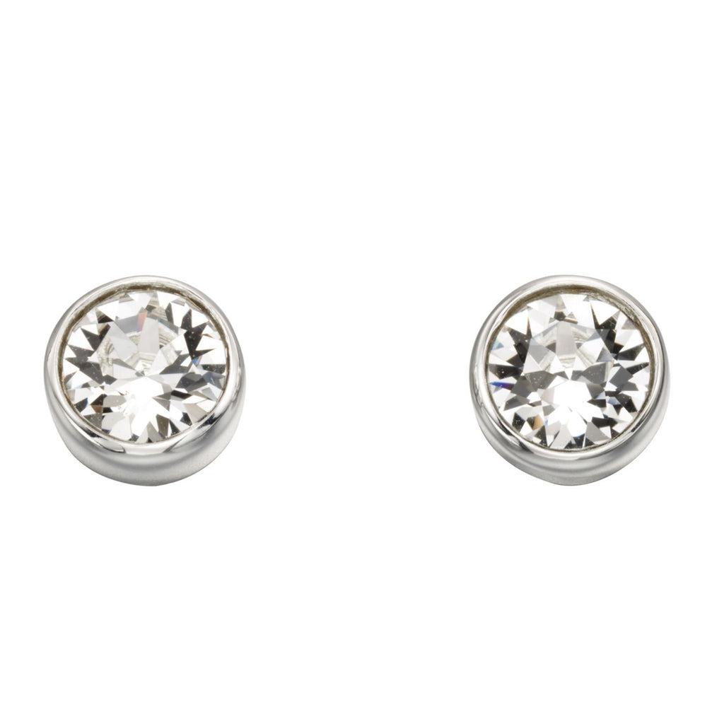 Engravable Solitaire Gemstone Pendant and Earrings Set Solid Sterling Silver
