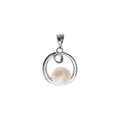Loop Pearl Pendant Sterling Silver 925 Hallmarked All Chain Lengths Brand New