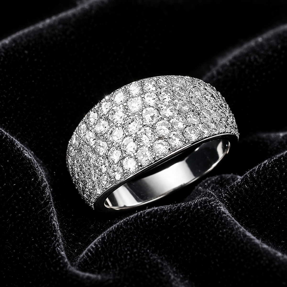 Sterling Silver Ring Anniversary Gemstone 925 Hallmarked Size L - Q