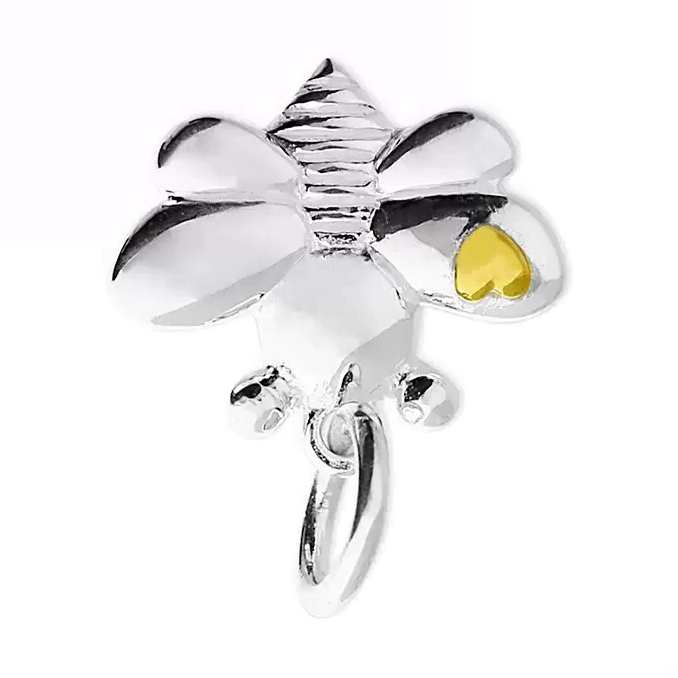Cute Bumble Bee Pendant 18ct Yellow Gold Plated Hallmarked All Chain Lengths