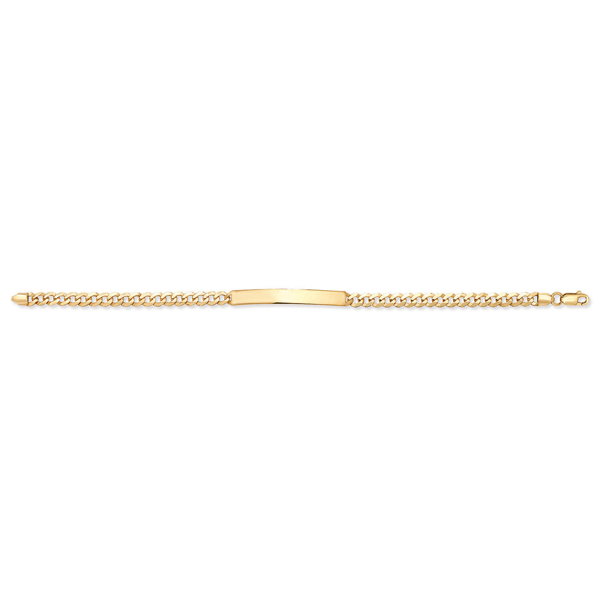 Ladies Identity Bracelet 9ct Yellow Gold 375 Hallmarked British Made 