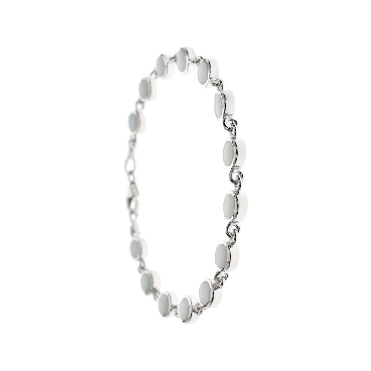 Flush Natural Opal Bracelet Sterling Silver 925 Hallmarked Brand New Boxed