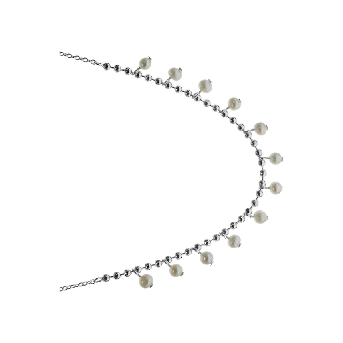 12 Natural Pearl Necklace Solid Sterling Silver 925 Hallmarked British Made