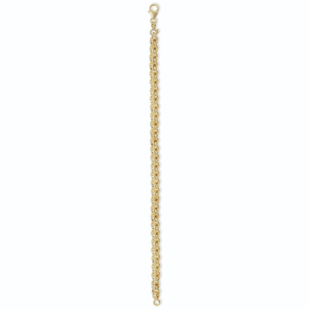 Roller Ball Bracelet 9ct Yellow Gold 375 Hallmarked British Made Brand New