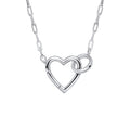 Heart Connection Necklace Sterling Silver 925 Hallmarked Brand New Boxed