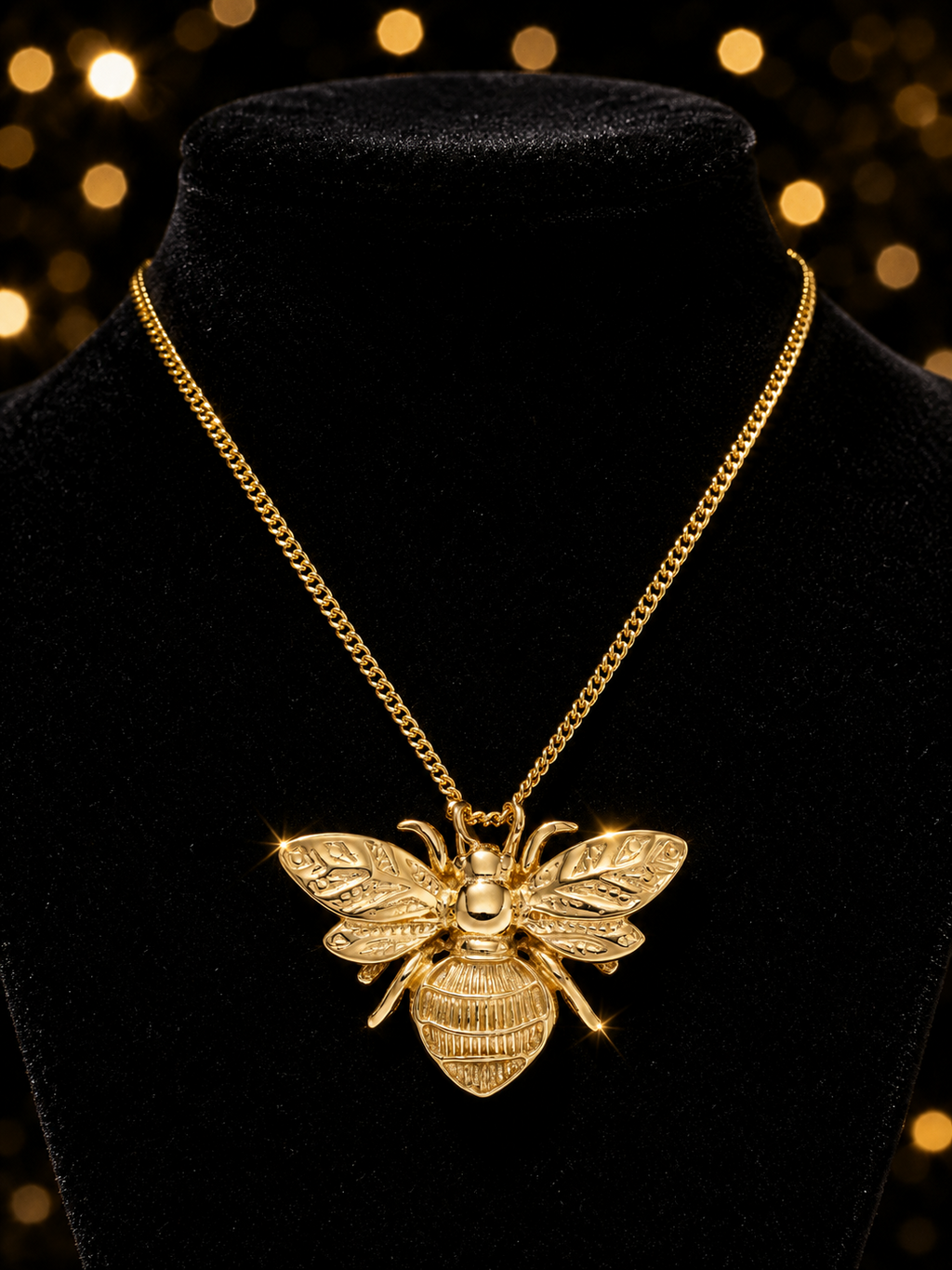 Bumble Bee Pendant Yellow Gold 375 Hallmarked British Made Brand New And Boxed