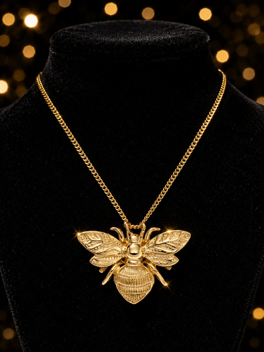 Bumble Bee Pendant Yellow Gold 375 Hallmarked British Made Brand New And Boxed