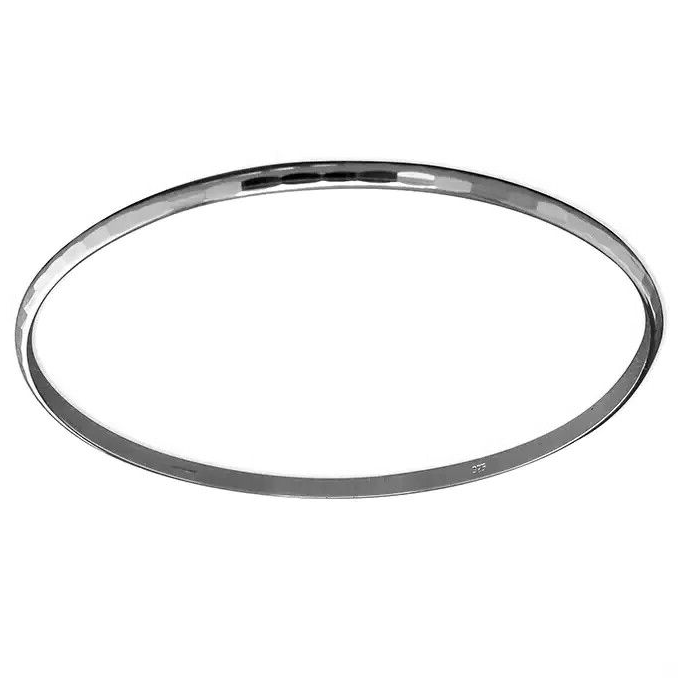 DC Solid Slave Bangle Sterling Silver 925 Hallmarked British Made Brand New