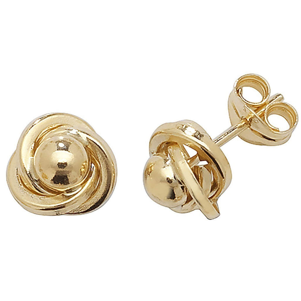 6mm Orbital Stud Earrings 9ct Yellow Gold 375 Hallmarked Brand New Boxed