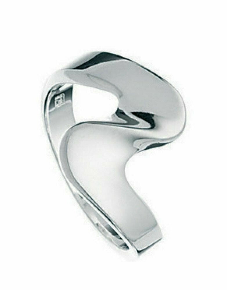 Sterling Silver Twist Ring 925 Hallmarked Size K - S British Made Brand New