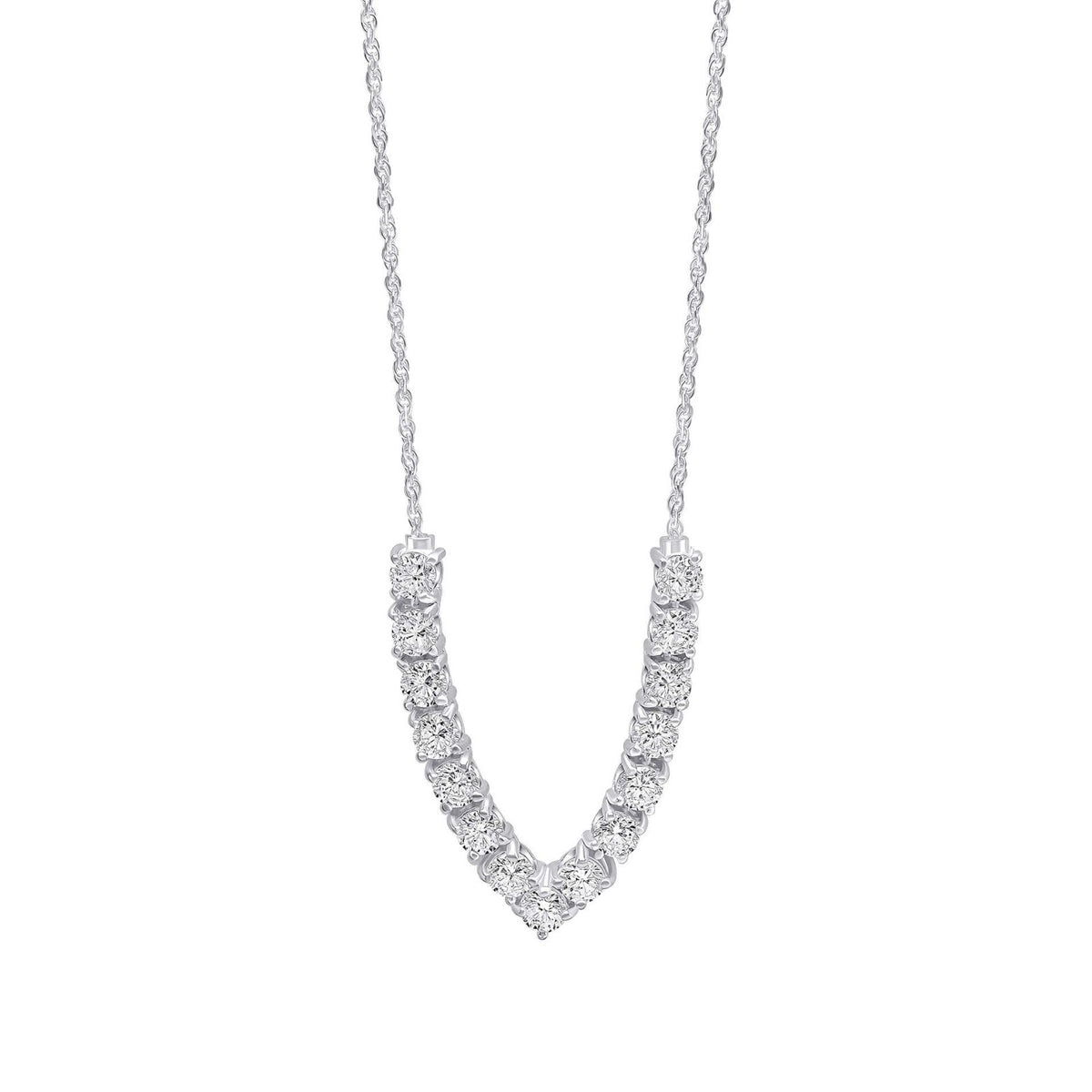 15 Stone Statement Necklace Sterling Silver 925 Hallmarked Brand New Boxed