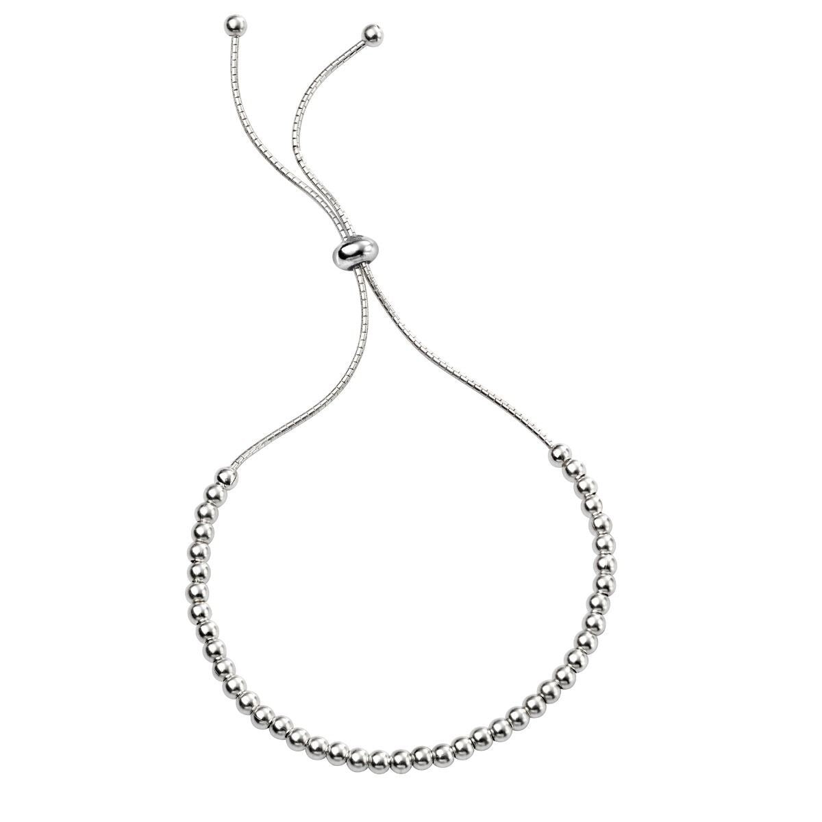 Adjustable Ball Toggle Bracelet Sterling Silver 925 Hallmarked Brand New Boxed