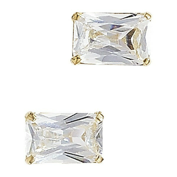 Yellow Gold Gemstone Earrings Solitaire Natural Stone 375 9 Carat New Boxed