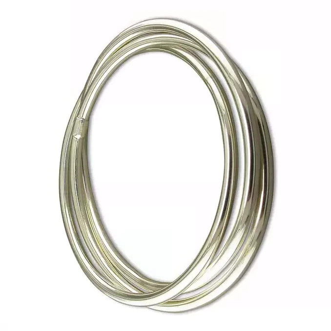 4mm Russian Slave Bangle Sterling Silver 925 Hallmarked British Made Brand New