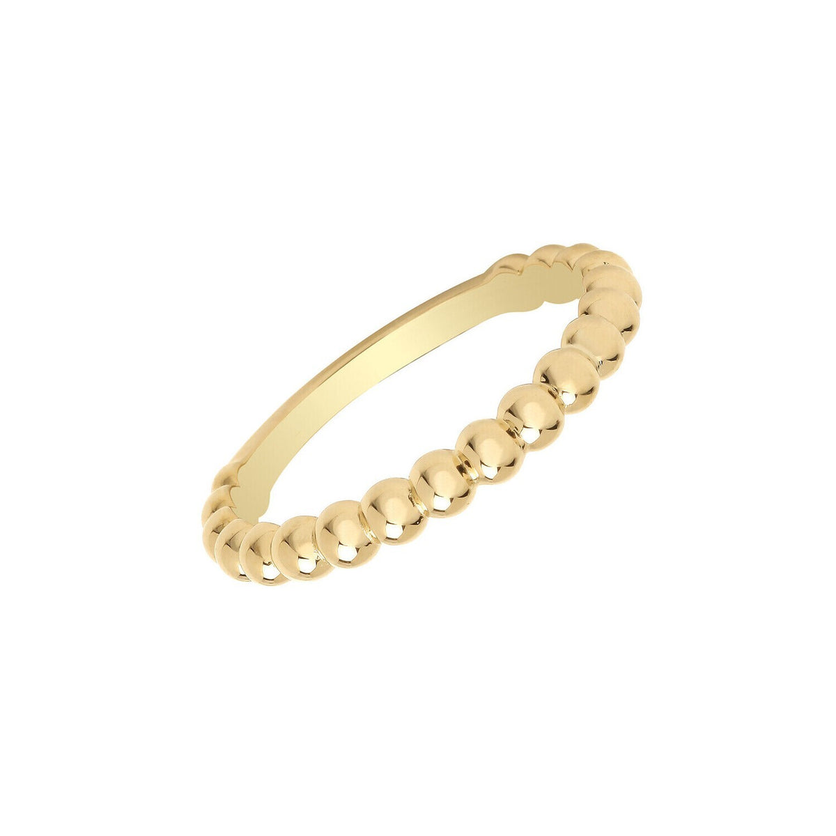Bobble Ring 9ct Yellow Gold Hallmarked Sizes K - R British Made
