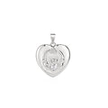 Heart Claddagh Pendant Sterling Silver 925 Hallmarked All Chain Lengths