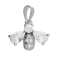 Teardrop Bee Pendant Sterling Silver 925 Hallmarked All Chain Lengths
