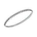 Open Wrap Bangle Sterling Silver British Made 925 Hallmarked Brand New Boxed