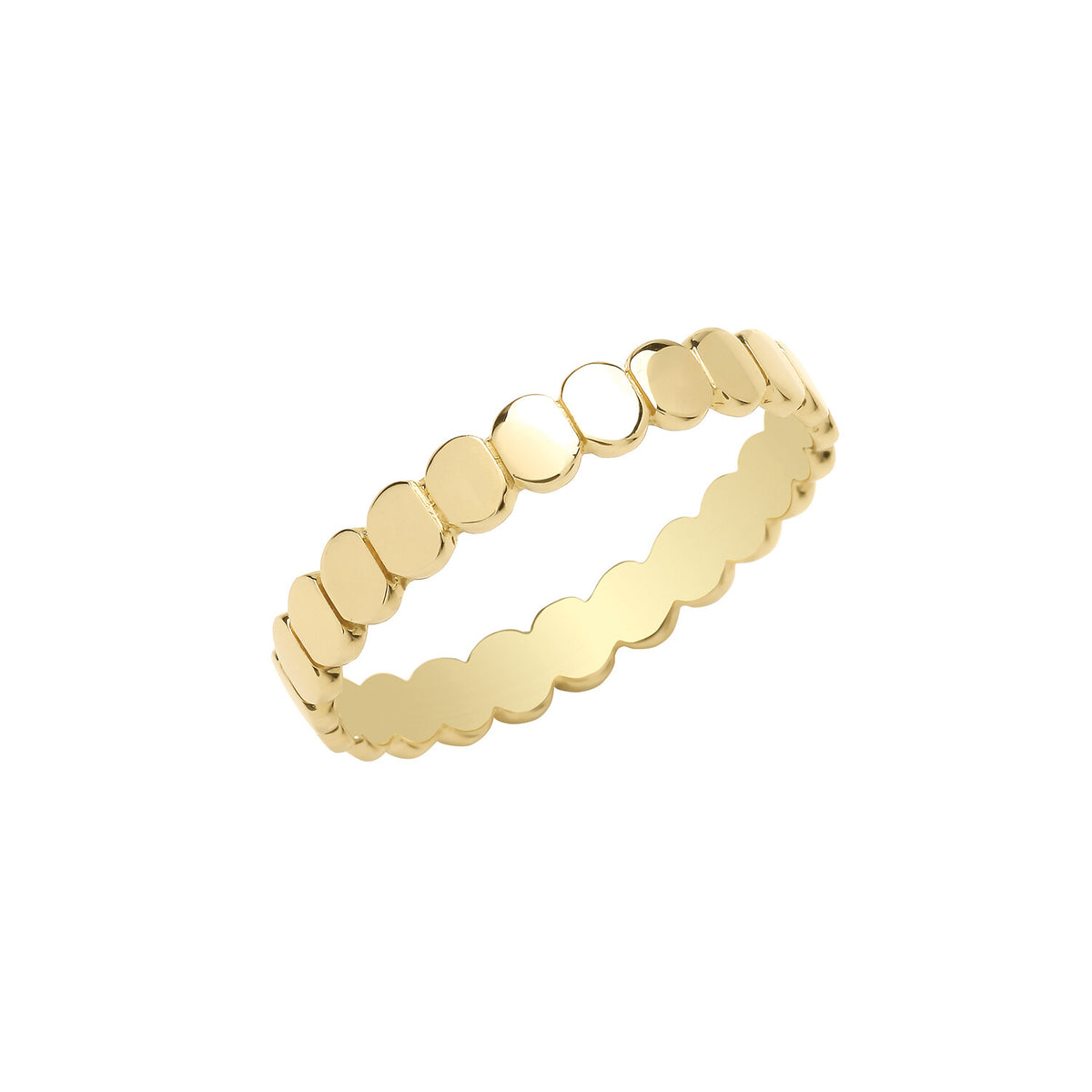 Oval Twist Ring 9ct Yellow Gold Hallmarked Sizes L - S British Made Brand New