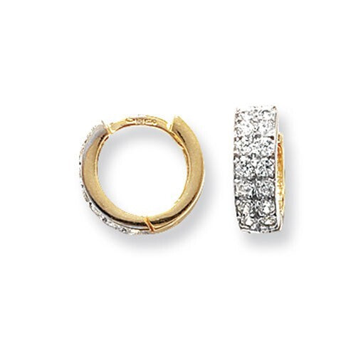 Mens Huggie Hoop Earring 9ct Yellow Gold Gents 375 Hallmarked Brand New Boxed