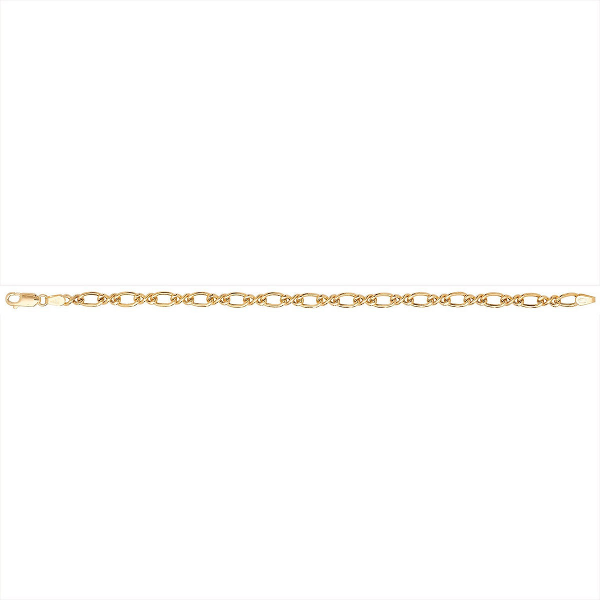 Oval Link Twist Bracelet 9ct Yellow Gold 375 Hallmarked British Made Brand New