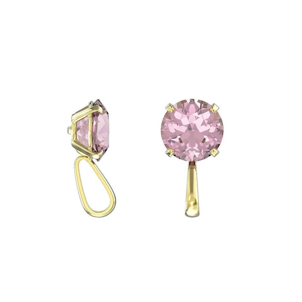 Yellow Gold Pink Topaz Pendant Hallmarked British Made All Chain Lengths