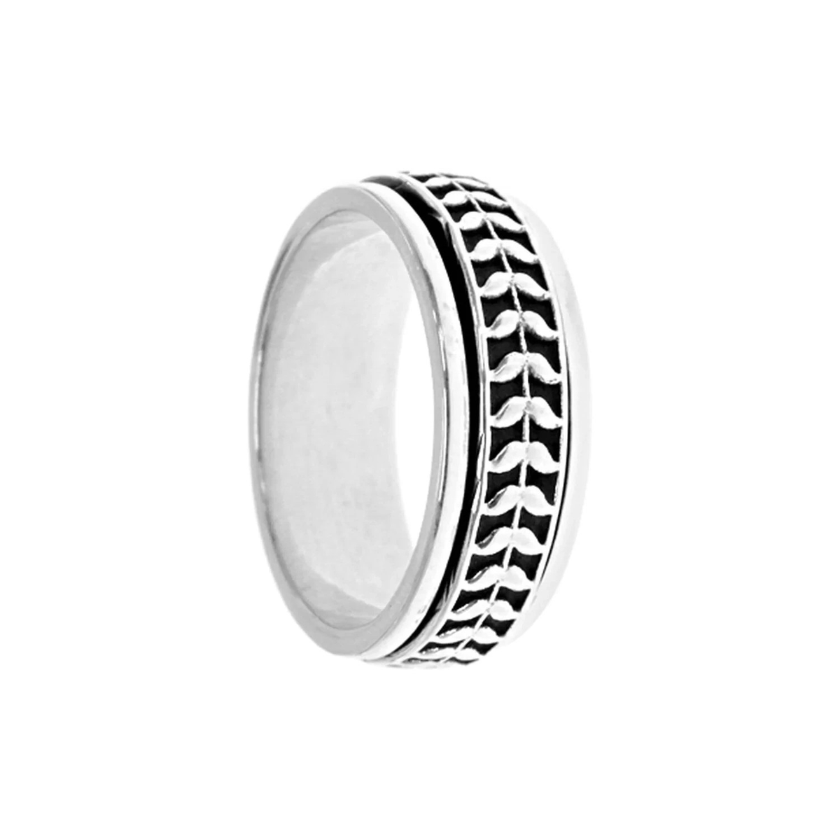 Catalina Spinner Ring Sterling Silver 925 Hallmarked British Made Size K - T