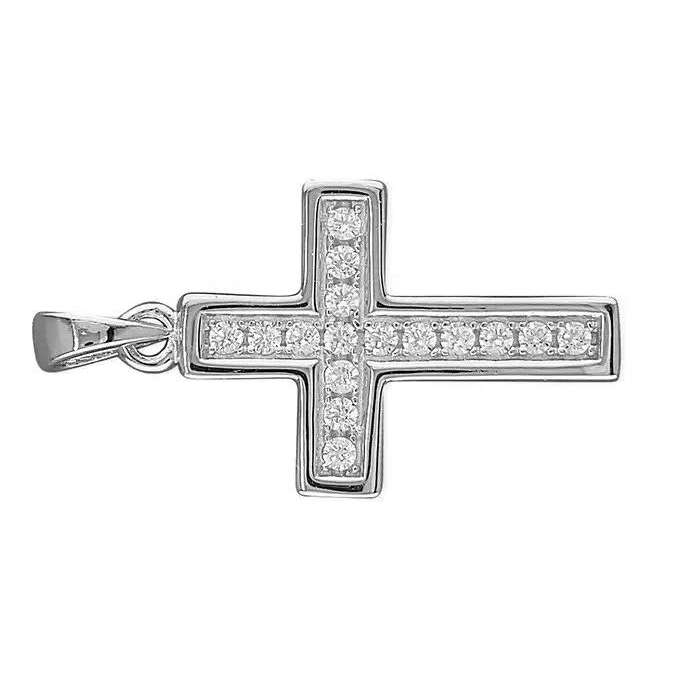 Polished Cross Sterling Silver 925 Hallmark British Made All Chain Lengths