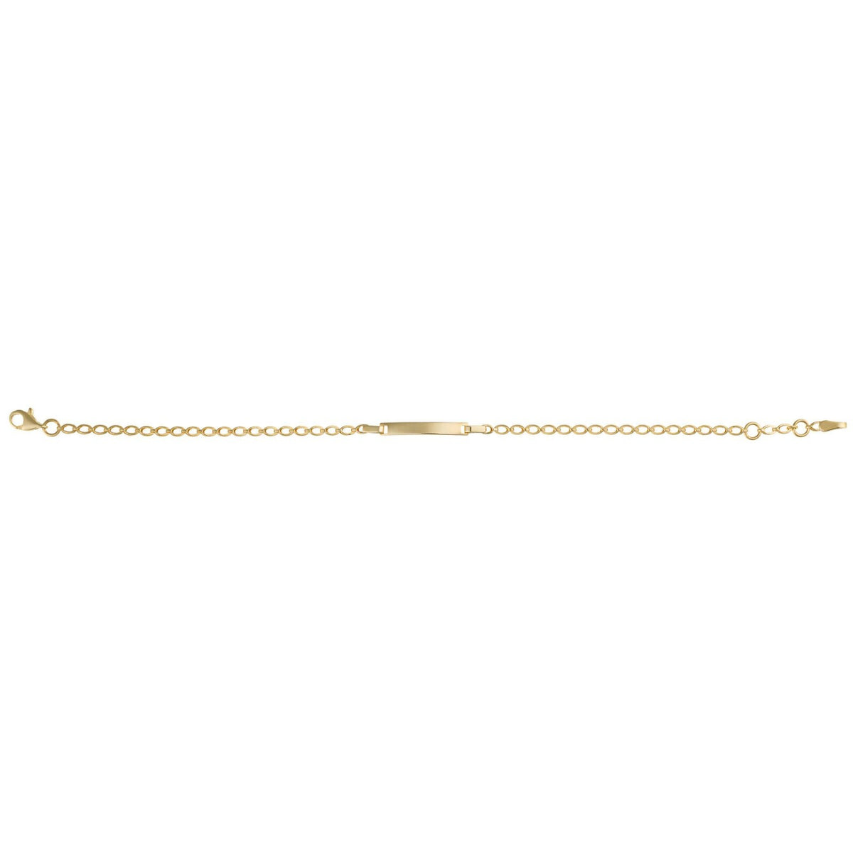 ID Bracelet In 9ct Yellow Gold 375 Hallmarked British Made Brand New Boxed
