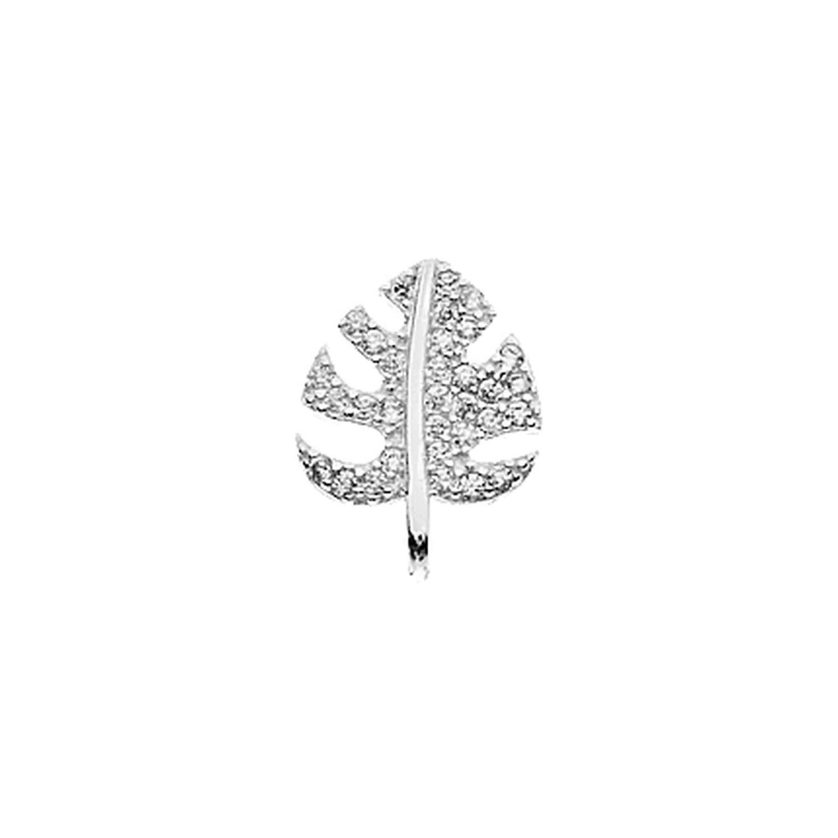 Tropical Leaf Pendant Sterling Silver Hallmarked All Chain Lengths Brand New