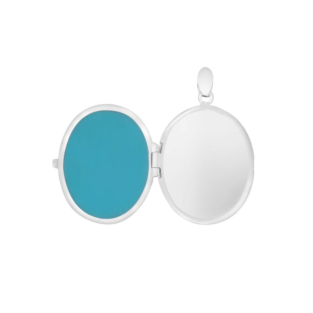Dragonfly Blue Enamel Locket Sterling Silver 925 Hallmarked All Chain Lengths