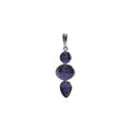Mixed Shape Goldstone Pendant Sterling Silver 925 Hallmark  All Chain Lengths
