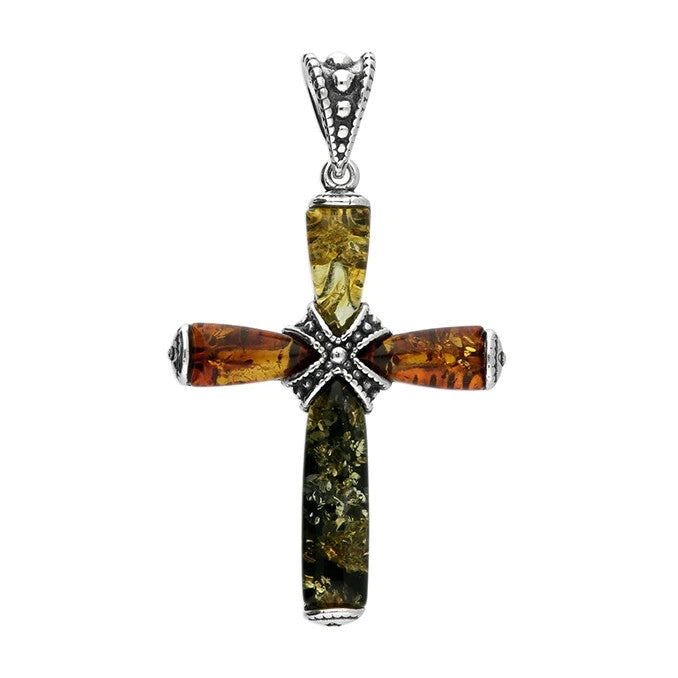 Strapped Cross Sterling Silver 925 Hallmarked British Made All Chain Lengths