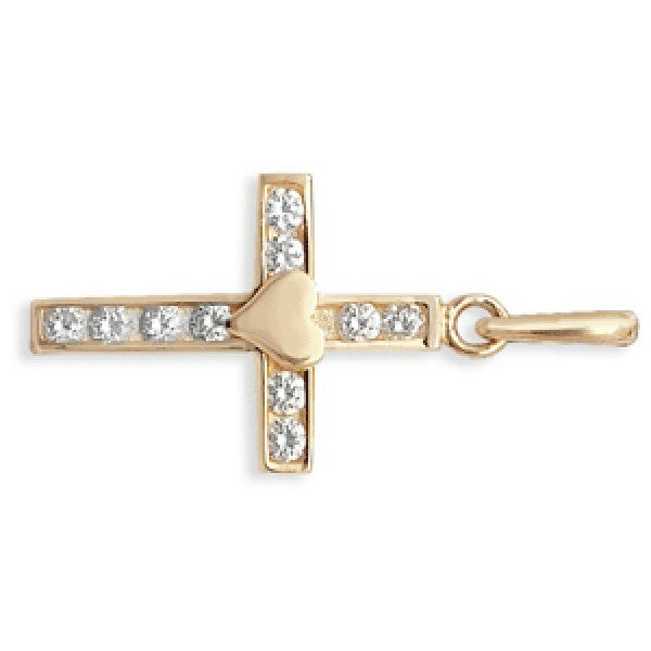 9ct Yellow Gold Cross Pendant Hallmarked British Made All Chain Lengths