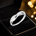 Sensory Organic Ring 925 Hallmarked British Made Size K- S Brand New Boxed