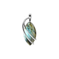Marquise Labradorite Pendant Sterling Silver 925 Hallmarked All Chain Lengths