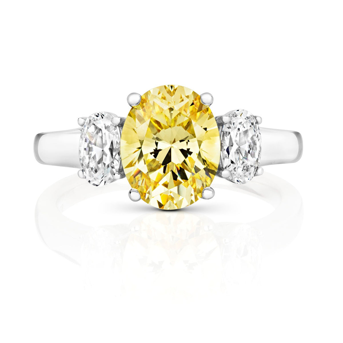 Oval Citrine Ring Sterling Silver 925 Hallmarked Sizes I - P British Made