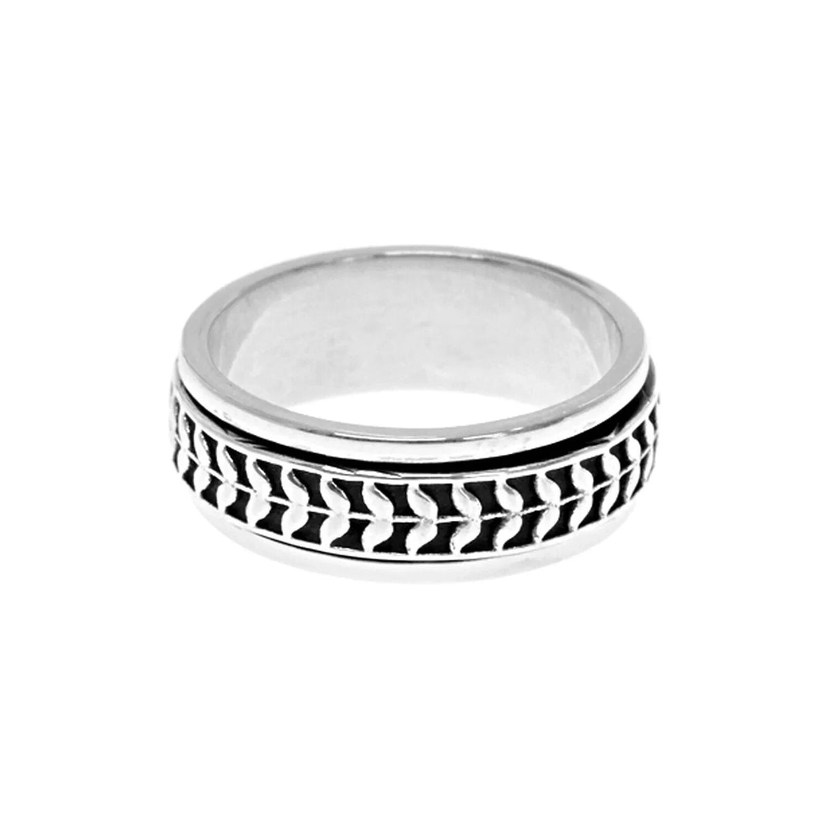Catalina Spinner Ring Sterling Silver 925 Hallmarked British Made Size K - T